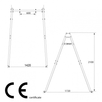 Lauko supynių rėmas KSOZ016