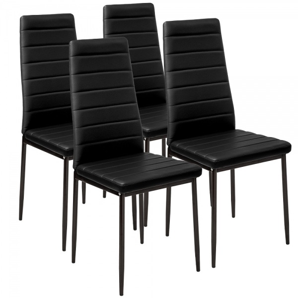 Kėdžių komplektas "Salonas" juodos spalvos