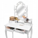 Kosmetinis staliukas su veidrodziu
