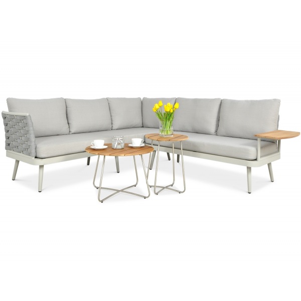 Kampinė sofa Reno Light Grey